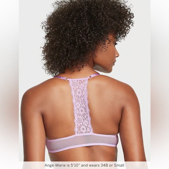 🆕 VICTORIA'S SECRET VS SEXY TEE LACIE PUSH UP BRA PURPLE 38D - Picture 3 of 10